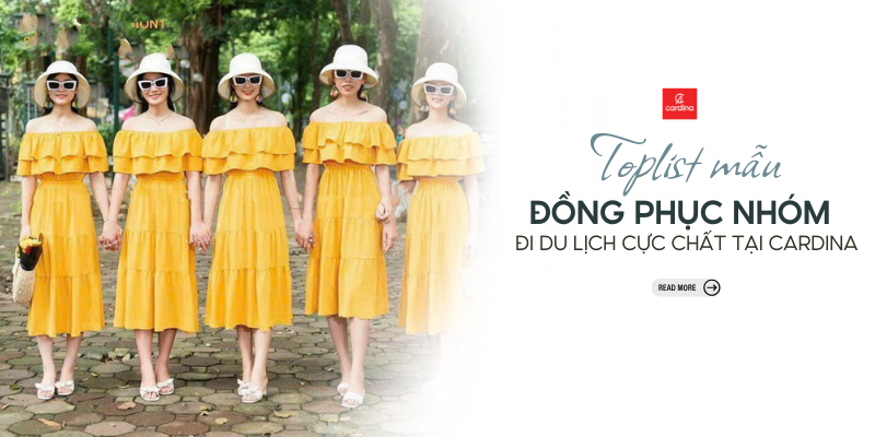 Đồng phục nhóm đi du lịch: Giá rẻ, chất lượng tại Cardina