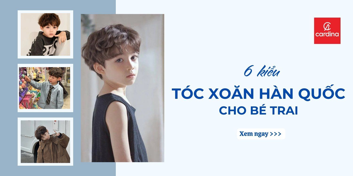 6 Kiểu Tóc Xoăn Hàn Quốc Cho Bé Trai Đang Thịnh Hành Nhất Hiện Nay