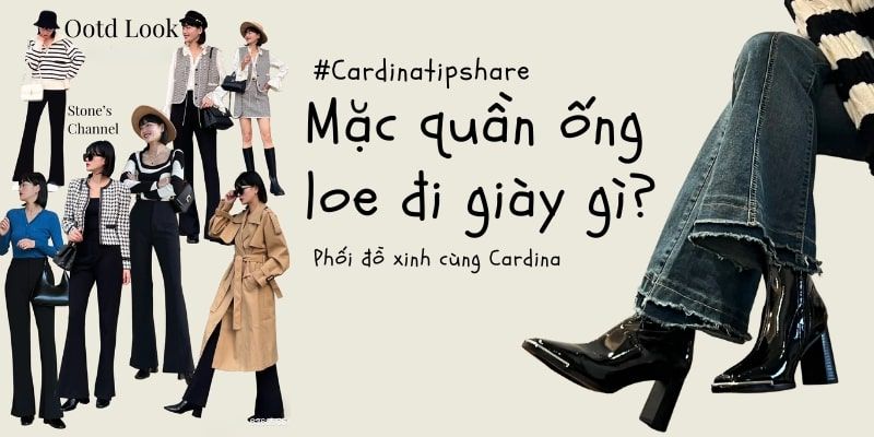 Gợi ý mặc quần ống loe đi giày gì giúp nàng thêm sành điệu, cá tính