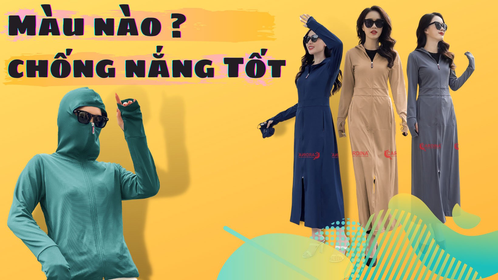 Nên mặc áo chống nắng màu gì? Nên chọn áo chống nắng màu sáng hay tối