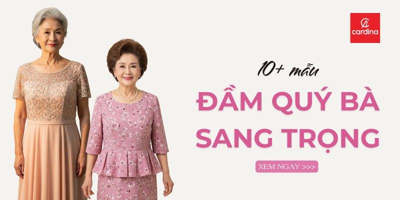Bật Mí 10+ Mẫu Đầm Quý Bà Sang Trọng Giúp Nàng Tỏa Sáng Tuổi Trung Niên