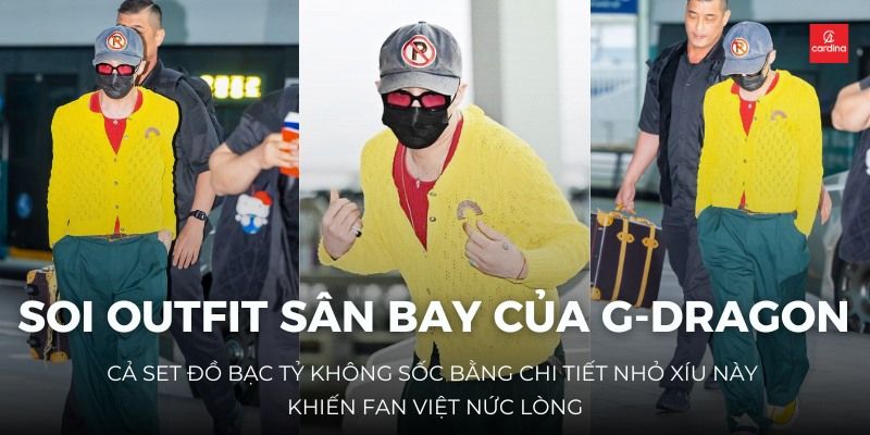 Soi Outfit Sân Bay Của G-Dragon: Cả Set Đồ Bạc Tỷ Không Sốc Bằng Chi Tiết Nhỏ Xíu Này Khiến Fan Việt Nức Lòng