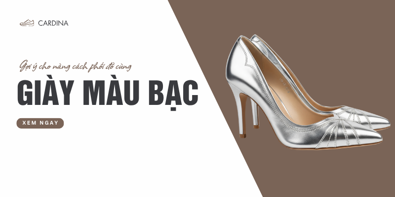 Bí quyết phối đồ với giày màu bạc: Nâng tầm phong cách sành điệu và cá tính