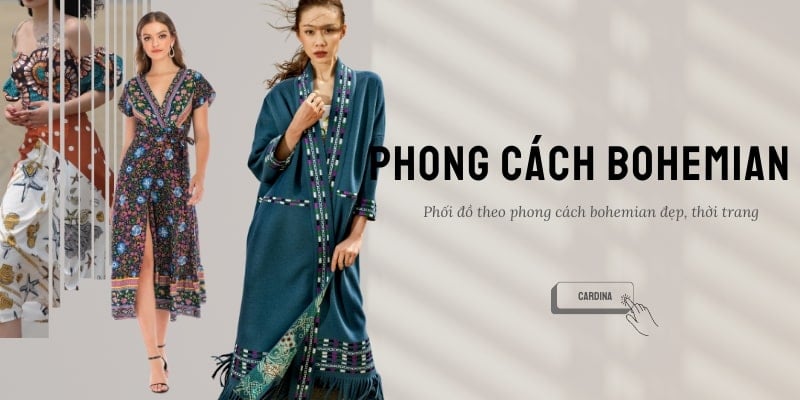 Phong cách Bohemian là gì? Cách phối đồ chuẩn Boho chic cho nàng