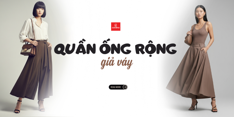 Quần Giả Váy Ống Rộng Phối Với Áo Gì? 15+ Cách Mix Sành Điệu, Hack Dáng