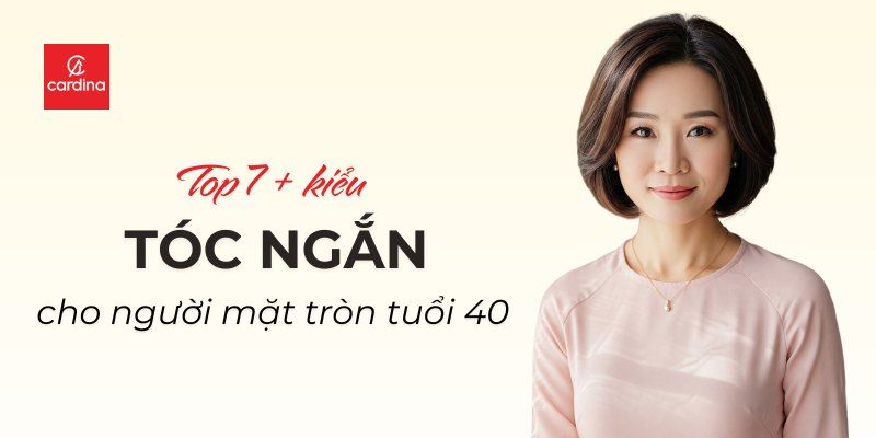 TOP 7+ Kiểu Tóc Ngắn Cho Tuổi 40 Mặt Tròn Giúp Quý Cô Hack Tuổi Đỉnh Cao