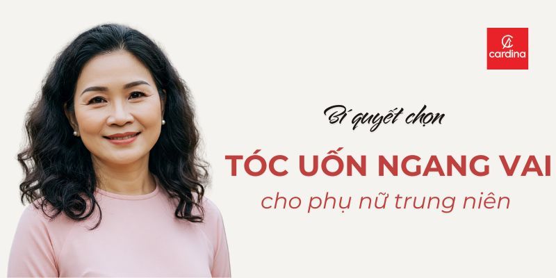 Tóc Uốn Ngang Vai Trung Niên: Tuyệt Chiêu Ăn Gian Chục Tuổi Cho Quý Cô U40-U50