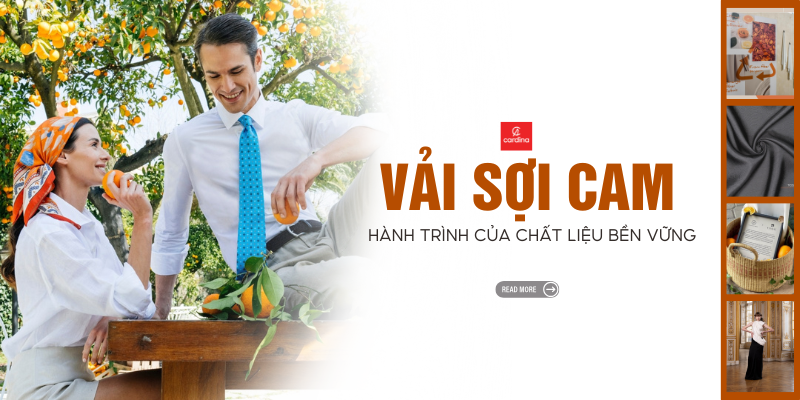 Vải sợi cam: Hành trình của chất liệu tái chế xanh bền vững