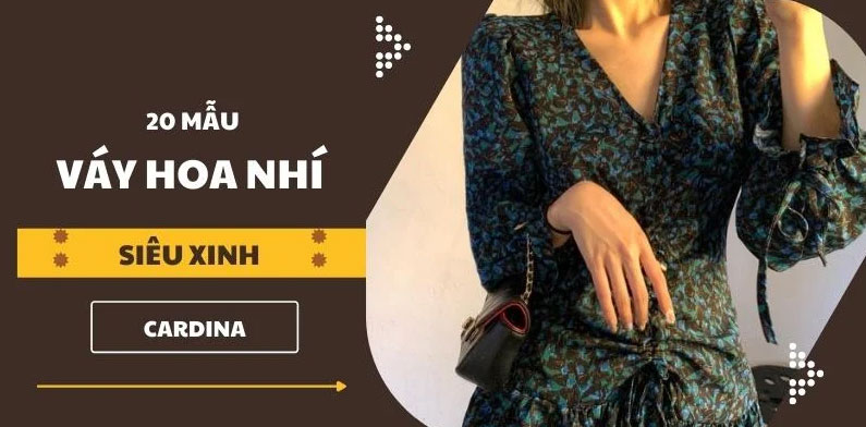 20 Mẫu váy hoa nhí nhẹ nhàng và cách mix đồ với váy hoa nhí