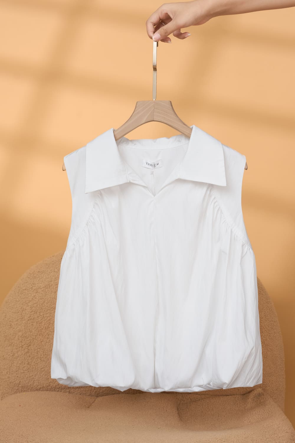 Áo sát nách thô gió Trendy