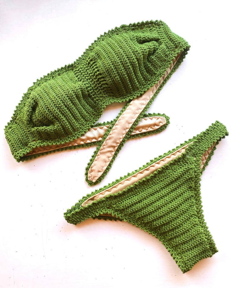 chọn chất liệu crochet bikini