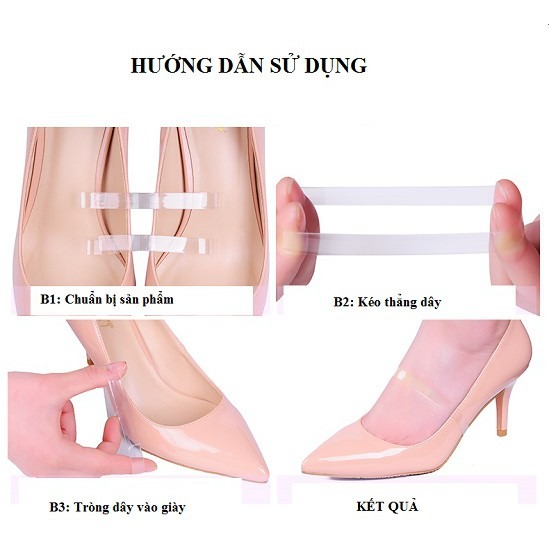 Sử dụng miếng đệm gót chân