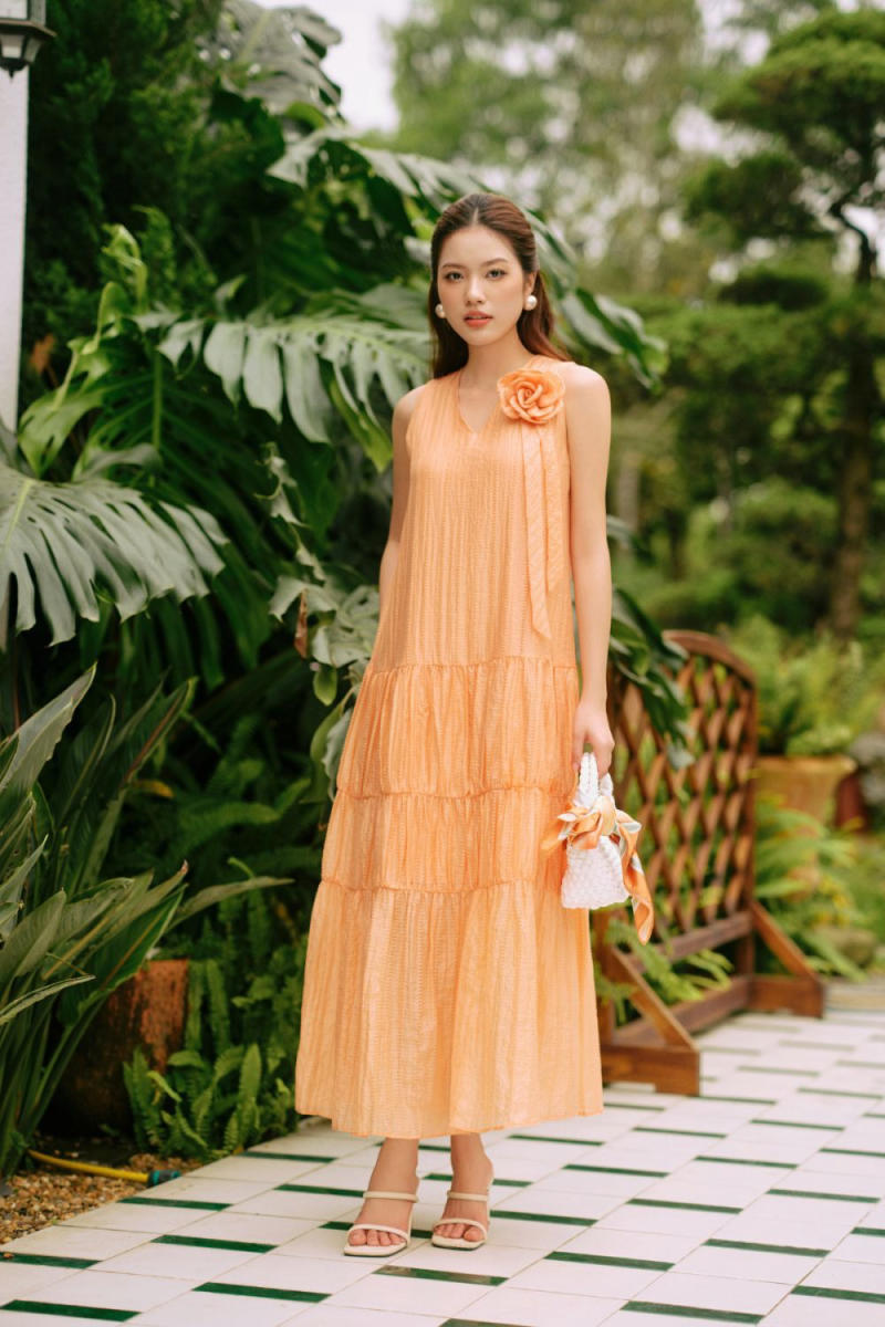 Váy maxi bay bổng