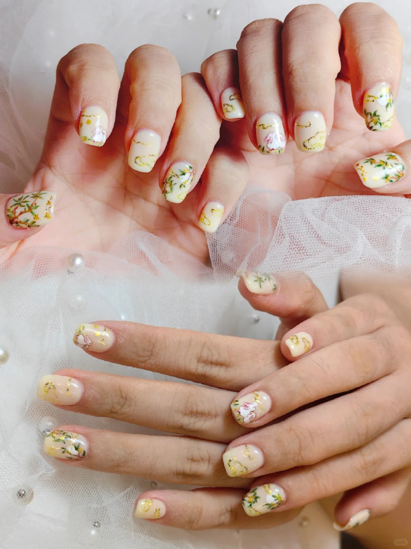 mẫu nail trung thu