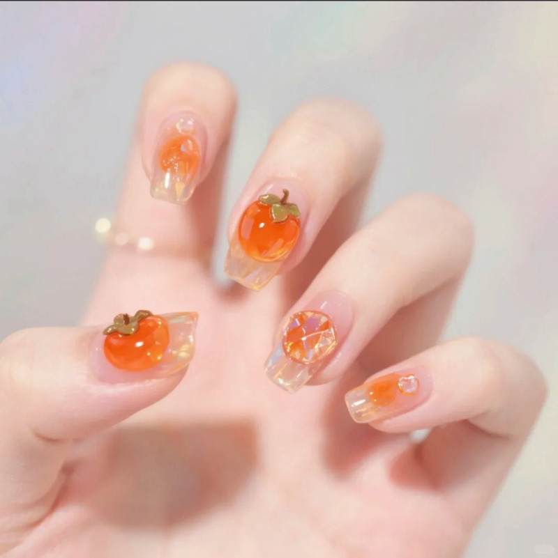 mẫu nail trung thu