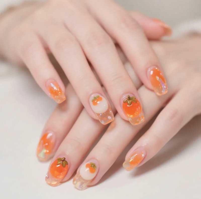 mẫu nail trung thu