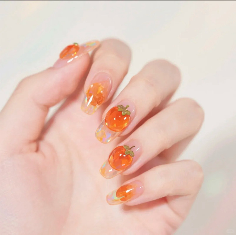 mẫu nail trung thu