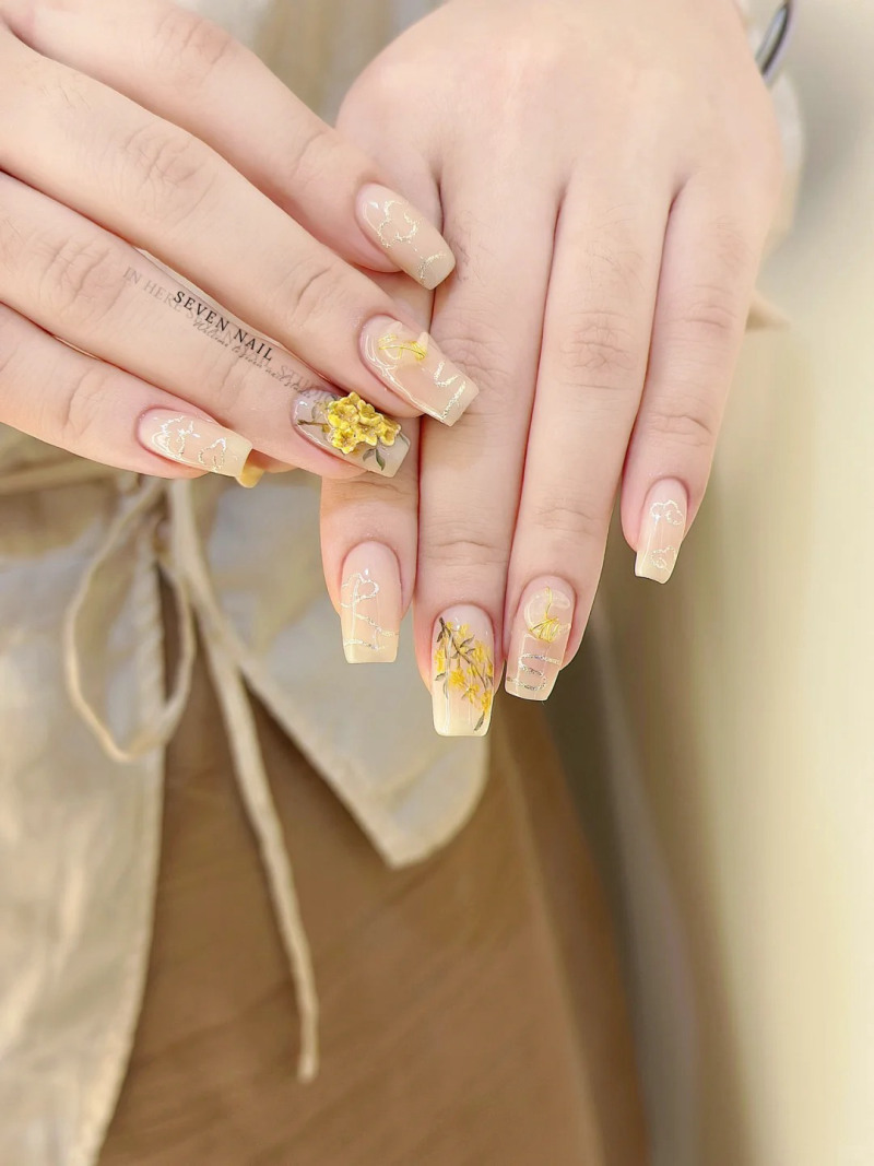 mẫu nail trung thu