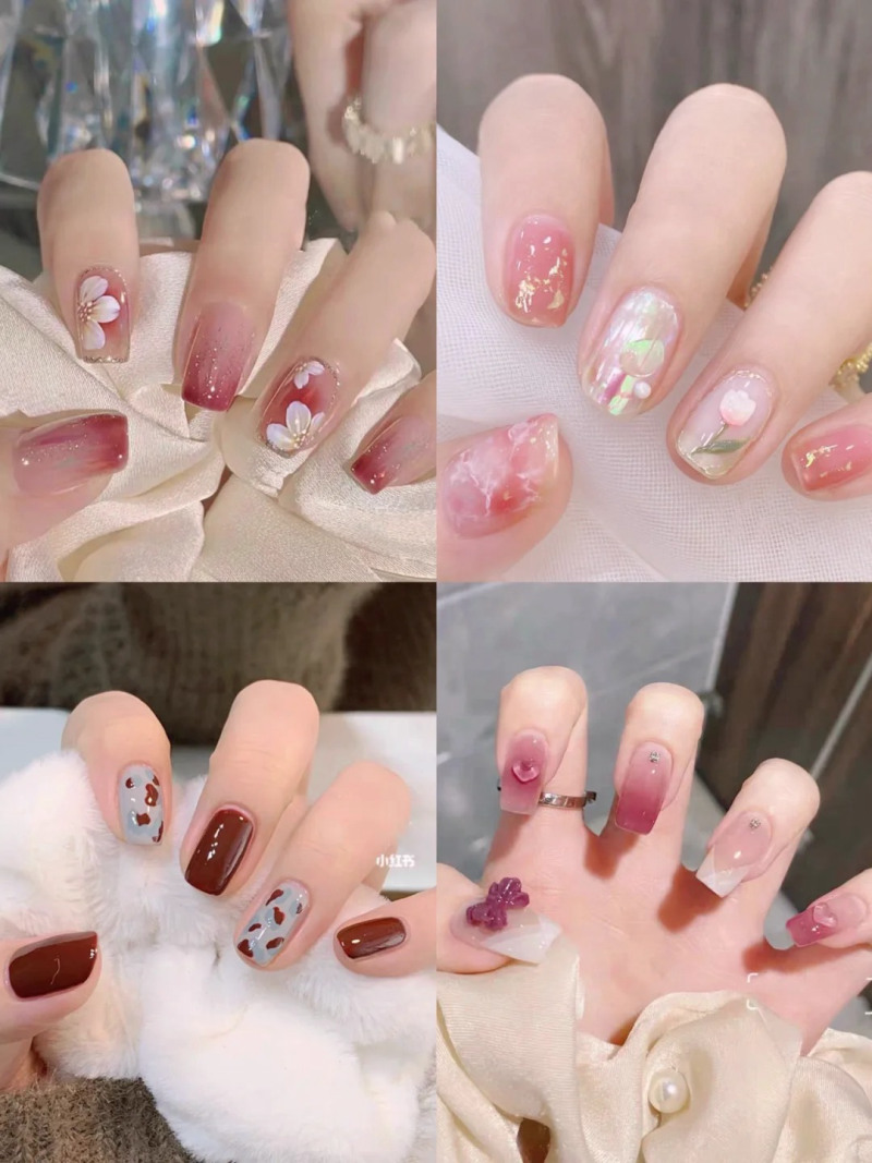 mẫu nail trung thu