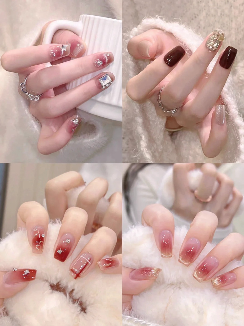 mẫu nail trung thu