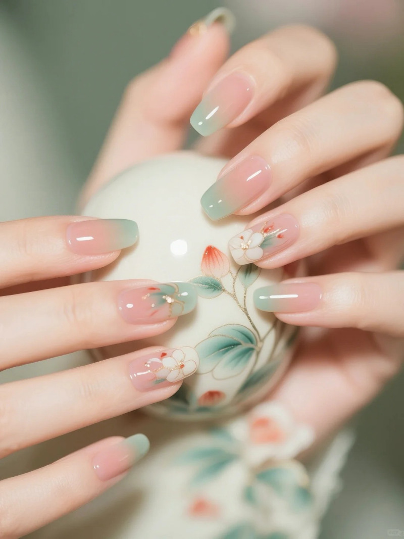 mẫu nail trung thu