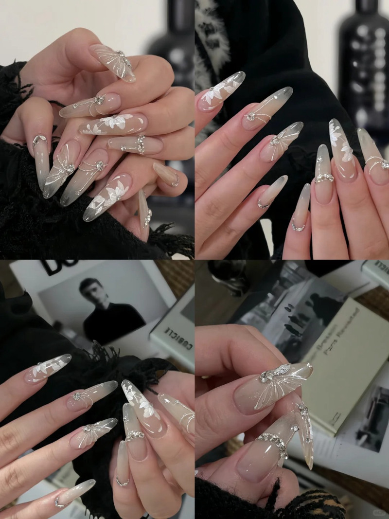 mẫu nail trung thu