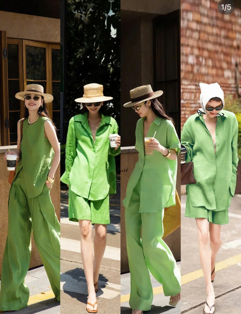 cách phối đồ đẹp cho trang phục đơn sắc