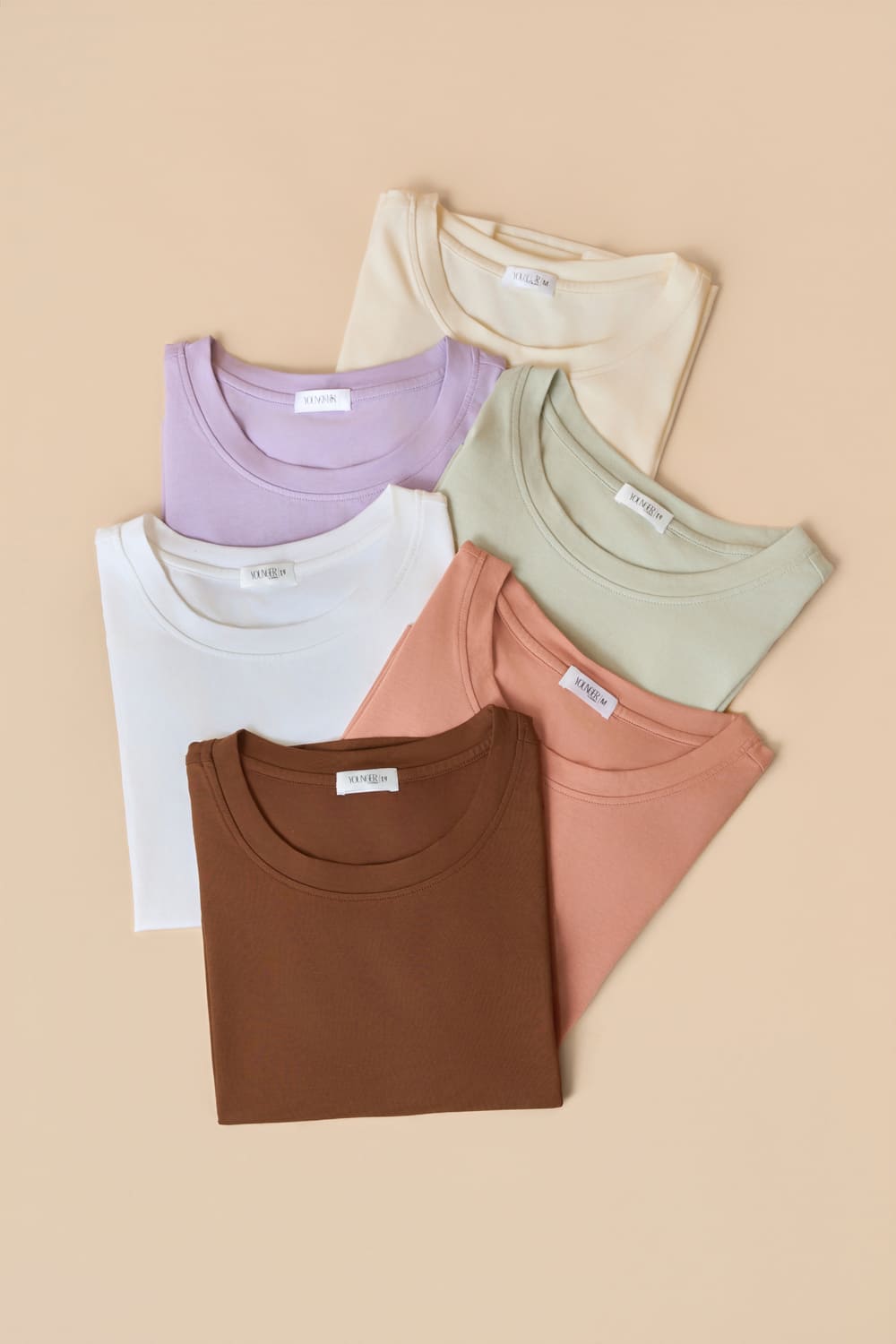 Áo cotton basic cổ tròn