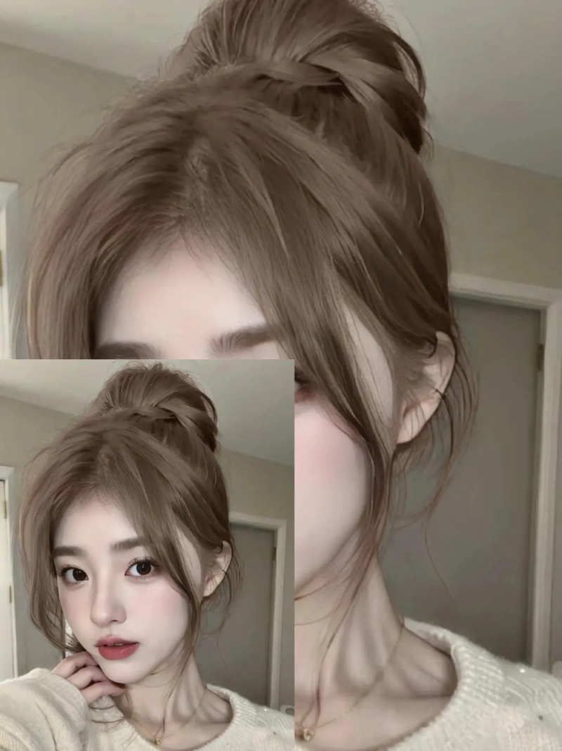 tóc màu nâu lạnh