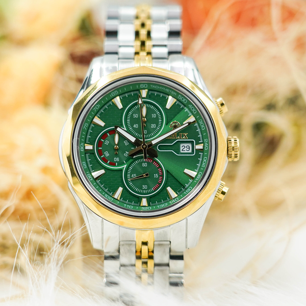 đồng hồ nam chronograph aolix al-7048g sapphire chính hãng