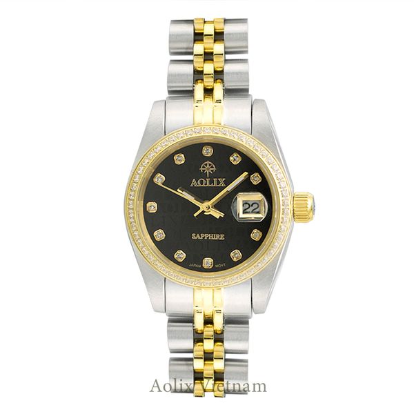 đồng hồ nữ dây thép aolix al-9148l sapphire chính hãng