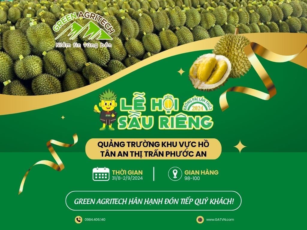 Green Agritech tham gia Lễ hội Sầu riêng Krông Pắc 2024