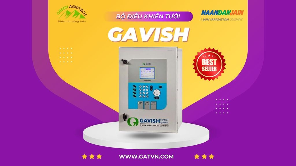 Bộ điều khiển tưới và châm phân GAVISH cho nông trại của bạn