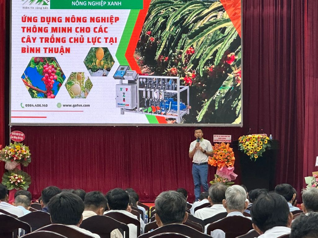 Nông Nghiệp Xanh tham gia hội nghị tổng kết 30 năm hoạt động khuyến nông Bình Thuận