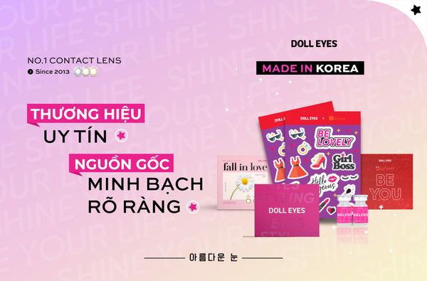 Kính Áp Tròng Doll Eyes Uy Tín Nguồn Gốc Xuất Xứ Minh Bạch Rõ Ràng