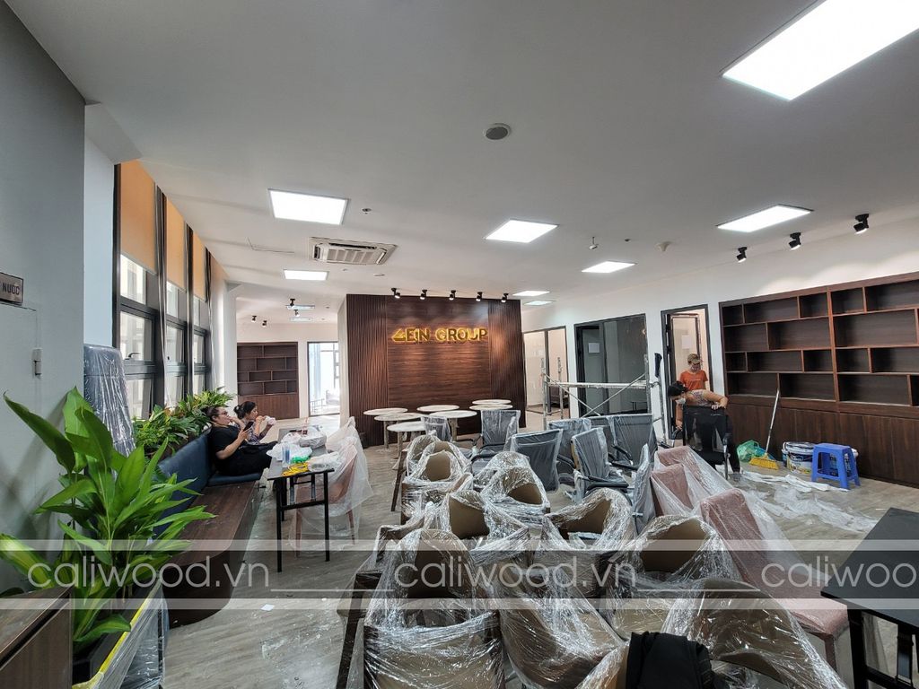 Bàn giao nội thất phòng chờ Gein group