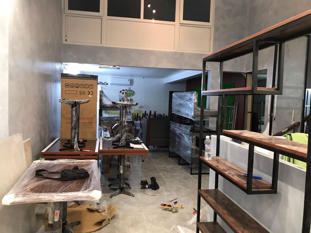 Bàn giao nội thất trà sữa Toco Hưng Yên