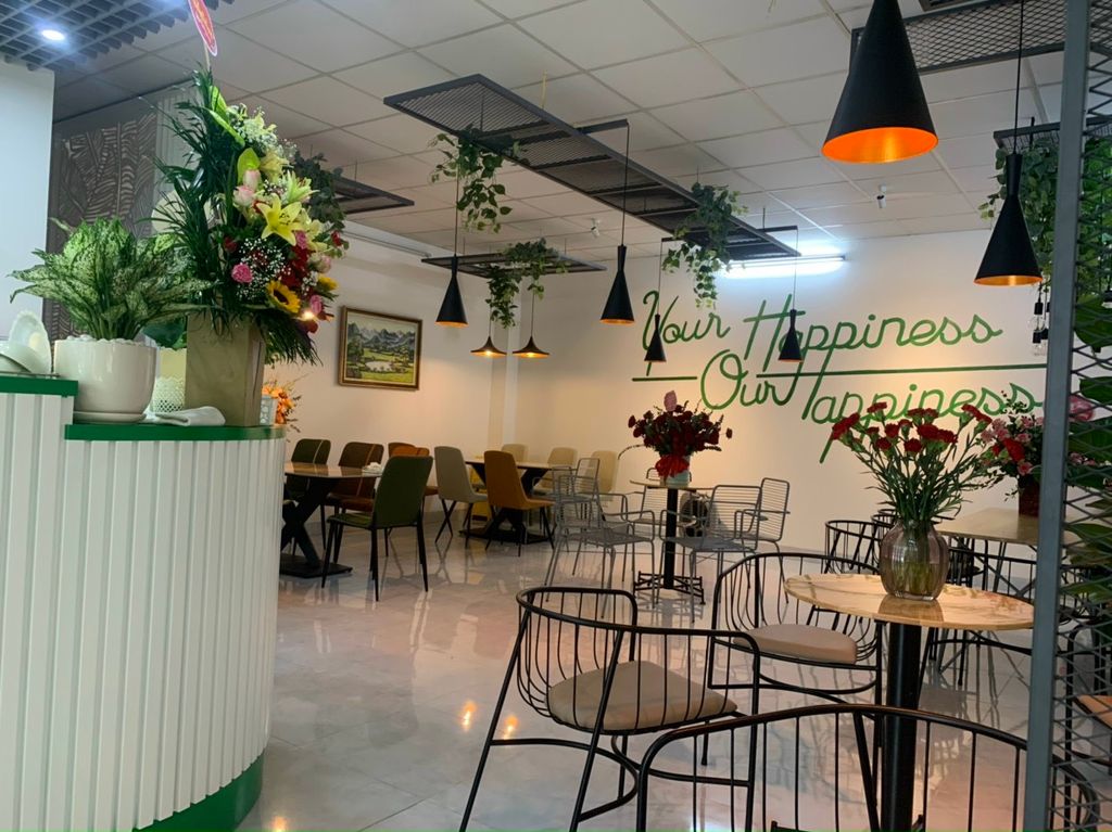 Bàn giao nội thất trà sữa cafe Ara