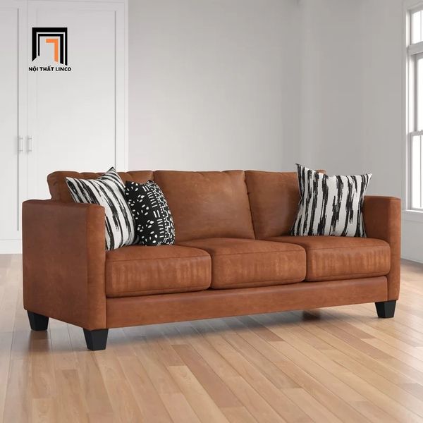 sofa, ghế sofa, sofa băng, sofa văng, ghế sofa da cao cấp, sofa băng phòng khách, sofa băng dài 2m màu nâu