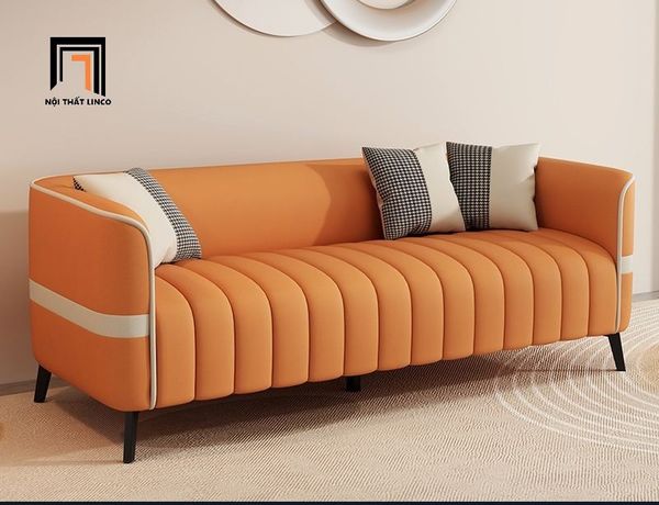 sofa, ghế sofa, sofa băng, sofa văng, sofa da công nghiệp, ghế sofa trắng kem, sofa băng 2m kiểu cong