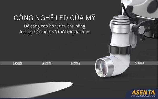 Đèn clar HCM-6693-2 sử dụng công nghệ Led của Mỹ