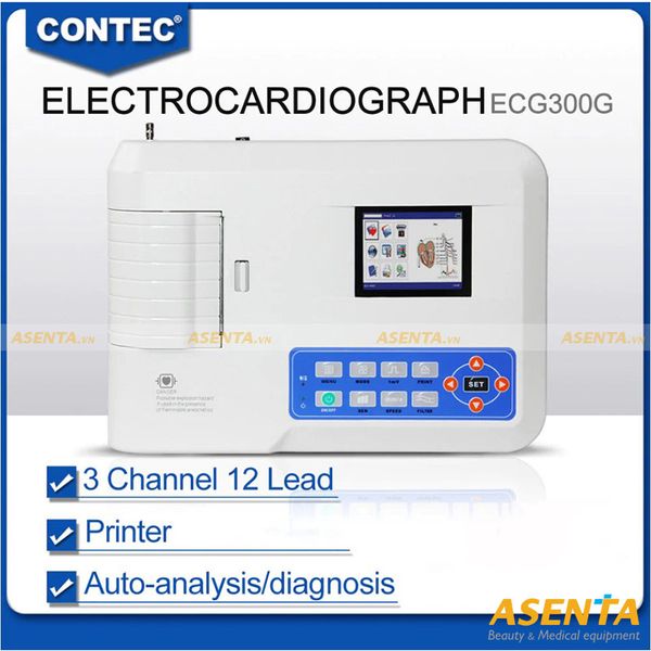 Máy điện tim 3 kênh Contec ECG300G