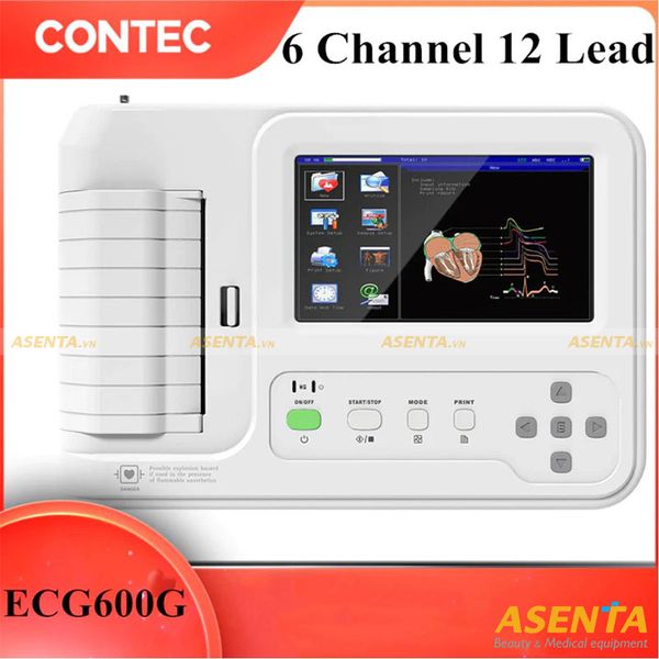 Máy điện tim 6 kênh Contec ECG600G