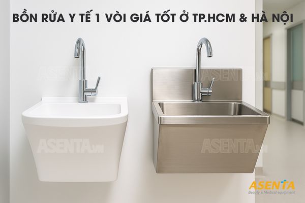 mua Bồn rửa y tế 1 vòi giá tốt ở TPHCM và Hà Nội