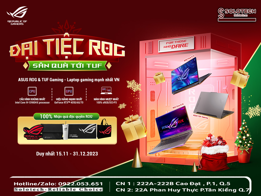 ĐẠI TIỆC ROG - SĂN QUÀ TỚI TUF