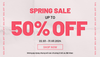 Chương trình ưu đãi Spring Sale up to 50% off tại Ninomaxx Concept