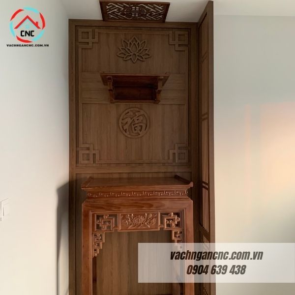 Top 10 Mẫu vách ngăn bàn thờ đẹp và ý nghĩa