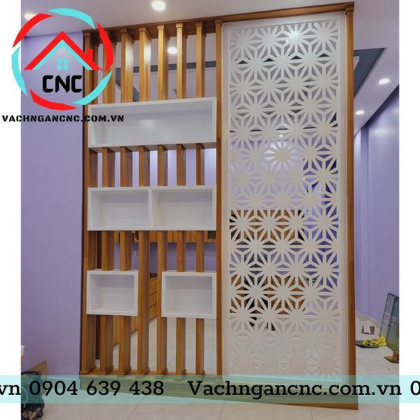 Vách ngăn CNC phòng khách - giải pháp thiết thực cho không gian sống