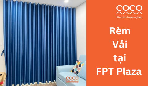COCO thi công rèm vải tại căn hộ FPT Plaza 2 - Đà Nẵng