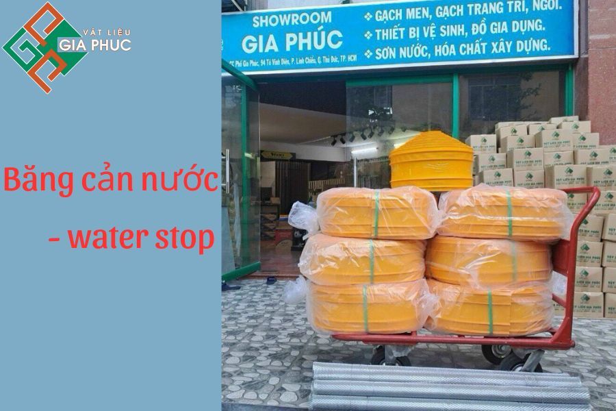 BĂNG CẢN NƯỚC - WATER STOP (PVC) -VẬT LIỆU XÂY DỰNG GIA PHÚC